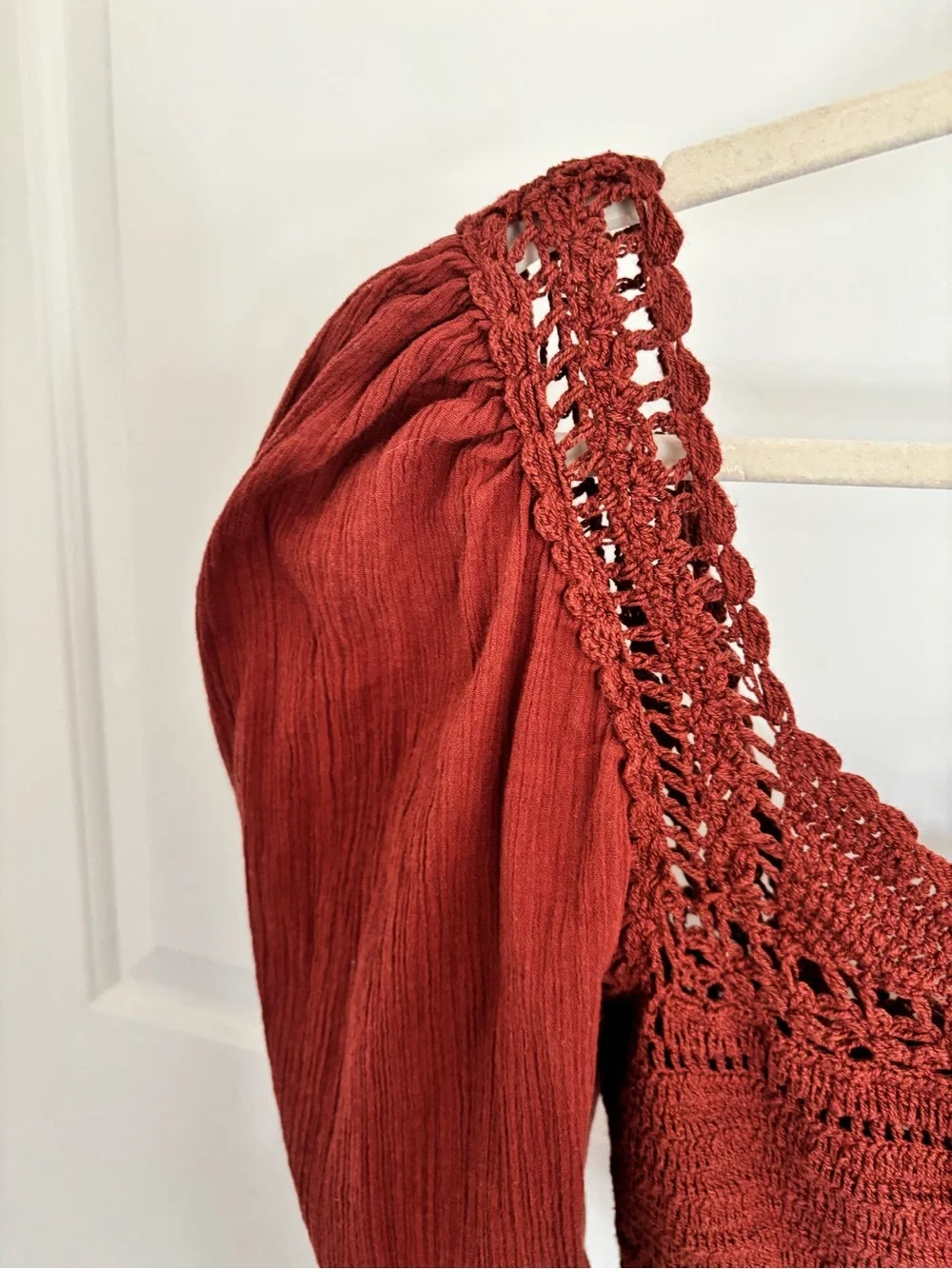 Free People Cynthia Crochet Top